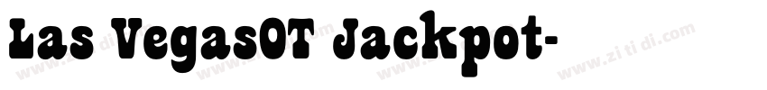 Las VegasOT Jackpot字体转换
